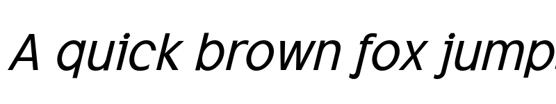 Preview of Excite Italic font