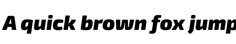 Preview of Exo 2 Black Italic font