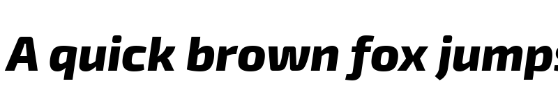 Preview of Exo 2 Extra Bold Italic font