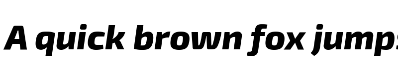 Preview of Exo 2 ExtraBold Italic font