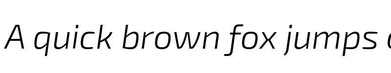 Preview of Exo 2 Light Italic font