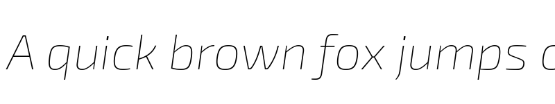 Preview of Exo 2 Thin Italic font