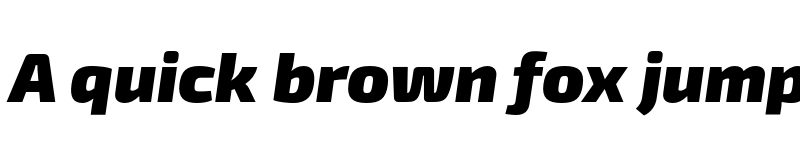 Preview of Exo 2.0 Black Italic font