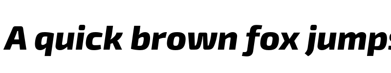 Preview of Exo 2.0 Extra Bold Italic font