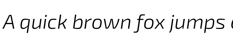 Preview of Exo 2.0 Light Italic font