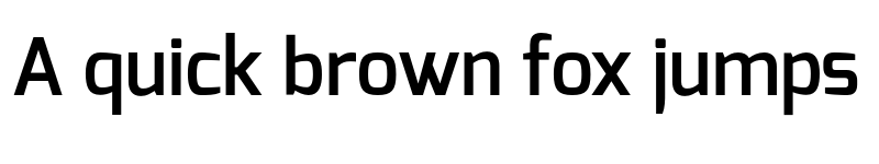 Preview of Exo Demi Bold font