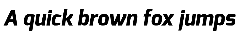 Preview of Exo Extra Bold Italic font