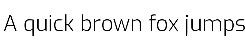 Preview of Exo Light font