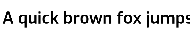 Preview of Exo SemiBold font