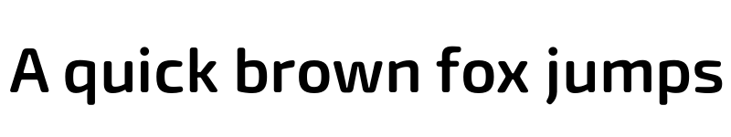 Preview of Exo Soft Semi Bold font