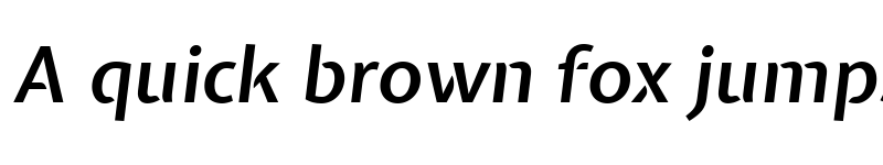 Preview of Expletus Sans SemiBold Italic font