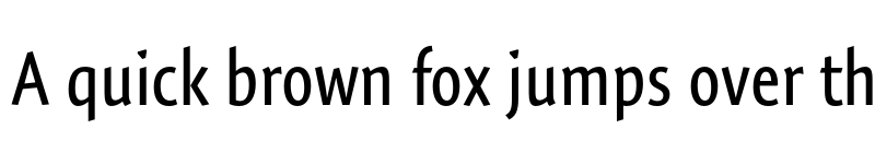 Preview of Expo Sans Pro Condensed font