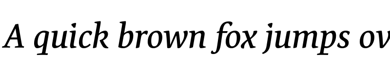 Preview of Expo Serif Pro Semibold Italic font