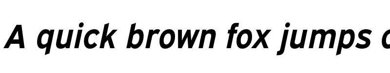 Preview of Expressway Bold Italic font