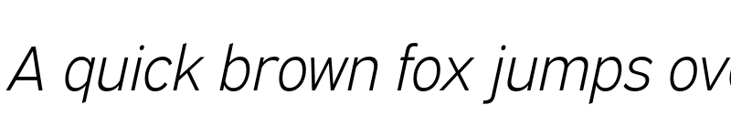 Preview of Expressway Light Italic font