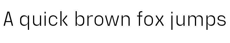 Preview of Extatica Light font