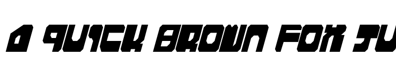 Preview of Extechchop Condensed Condensed font