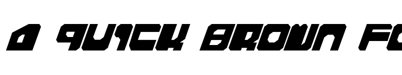 Preview of Extechchop Regular font