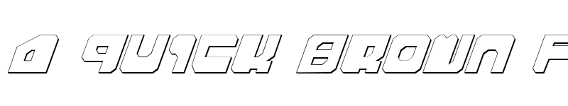 Preview of Extechchop Shadow Shadow font