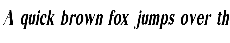 Preview of EXTRA Serif Italic font