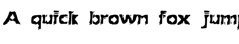 Preview of Extraction BRK Regular font