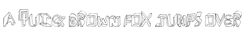 Preview of ExtraDimension Regular font