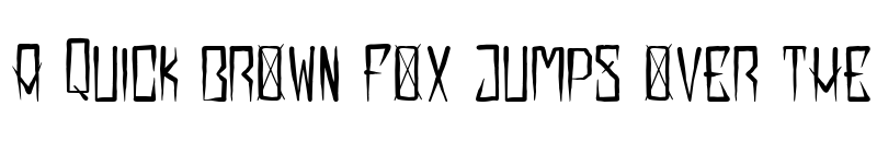 Preview of EXTRAKREBEL1987 Italic font