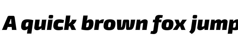 Preview of Ezarion Black Italic font