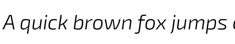 Preview of Ezarion Light Italic font