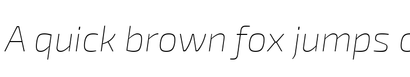 Preview of Ezarion Thin Italic font