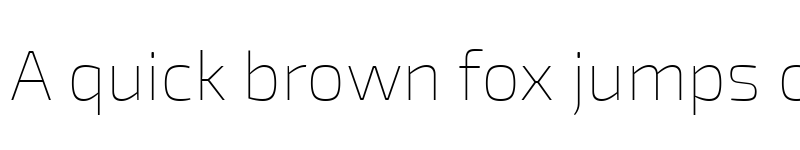 Preview of Ezarion Thin font