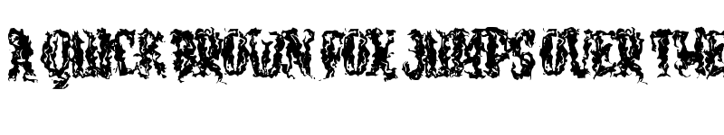 Preview of f Facegore Regular font