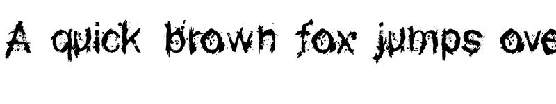 Preview of F-Rotten Font Regular font