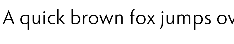 Preview of Faber Sans Pro reduced 55 Normal font