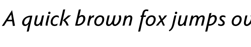 Preview of Faber Sans Pro reduced 66 Kraeftig Kursiv font