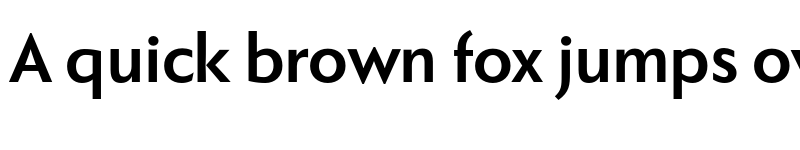 Preview of Faber Sans Pro reduced 75 Halbfett font