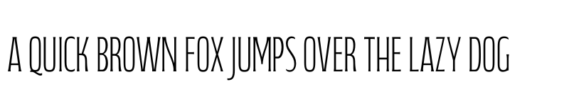 Preview of Fabiola Capitals Thin font