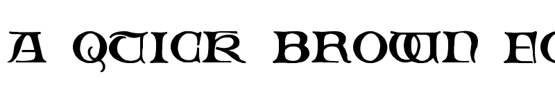 Preview of Fabliaux Regular font