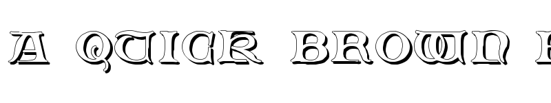 Preview of Fabliaux Shadow font