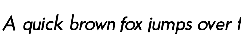 Preview of Fabrik Italic font