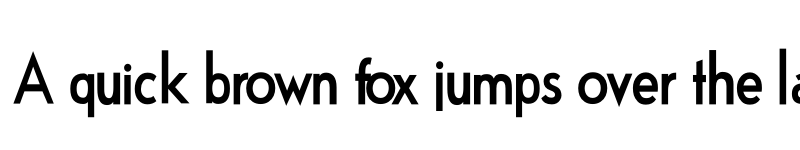 Preview of FabrikCond Bold font