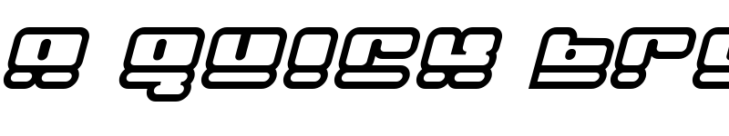 Preview of Face plant hollow 2 Italic font