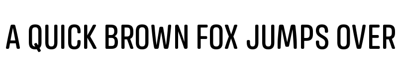 Preview of Facebook Narrow App Regular font