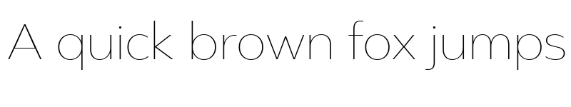 Preview of Facebook Sans Hairline font