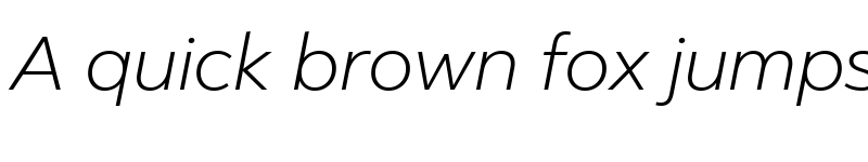 Preview of Facebook Sans Light Italic font