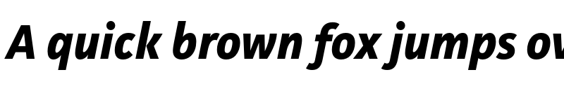 Preview of Facit Bold Italic font