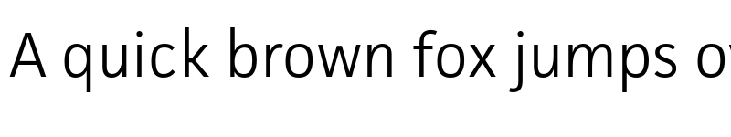 Preview of Facit Light font