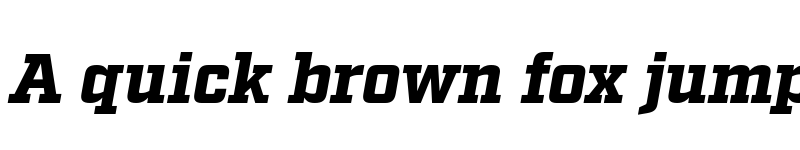 Preview of Factoria Test Black Italic font