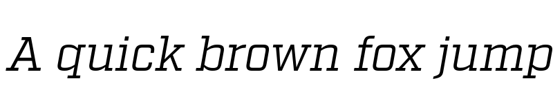 Preview of Factoria Test Book Italic font