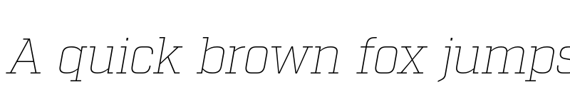 Preview of Factoria Test Thin Italic font